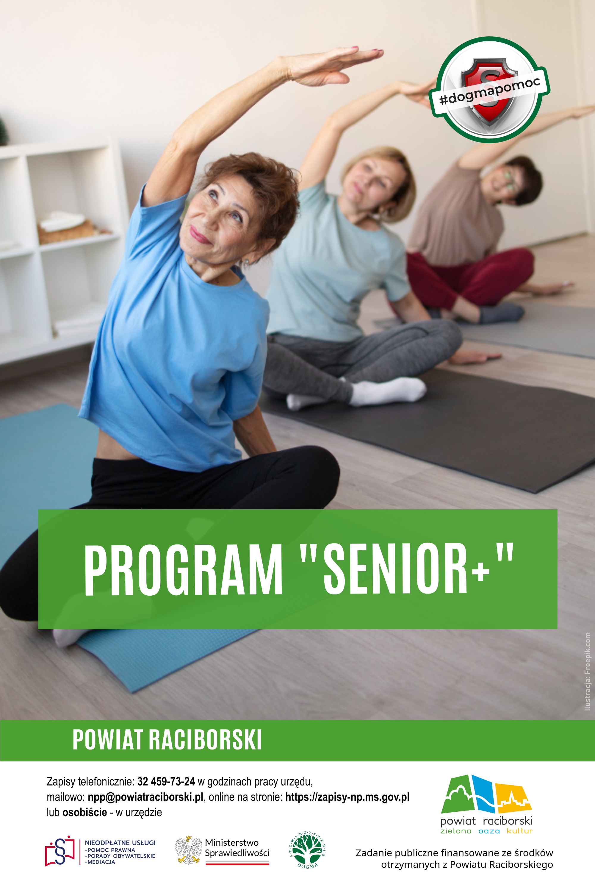 Ilustracja z hasłem: Program senior Plus