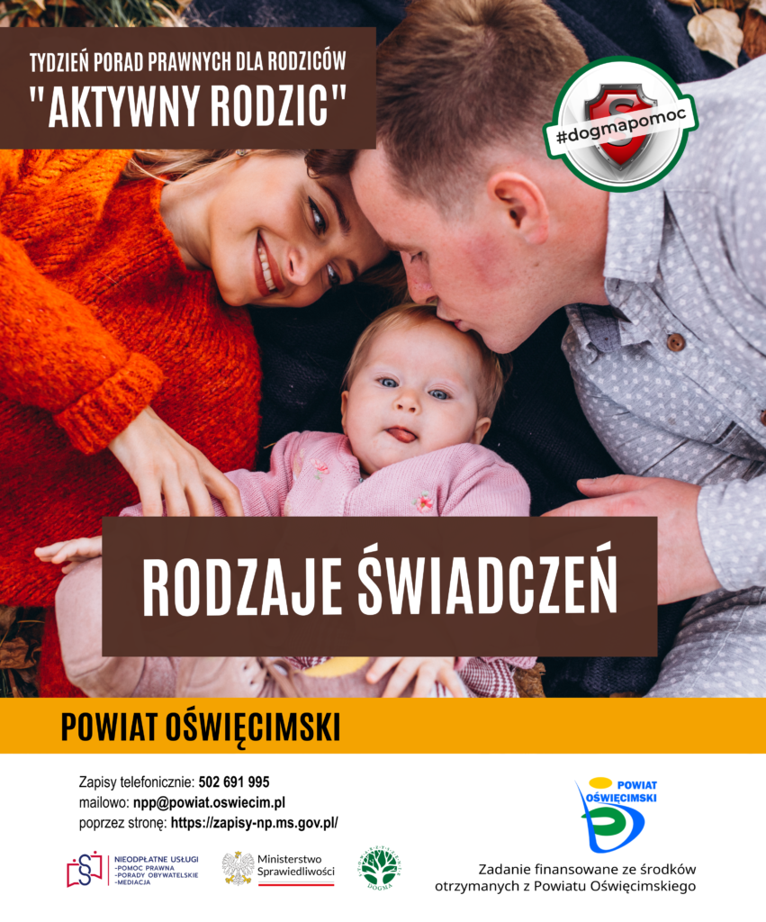 Program aktywny rodzic - rodzaje świadczeń