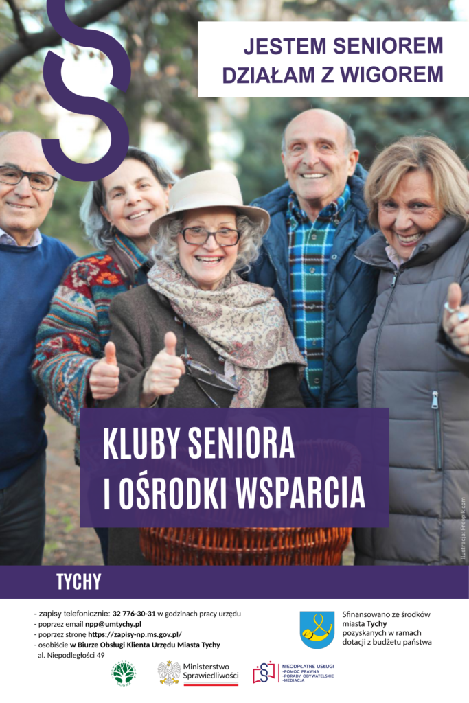 Ilustracja z hasłem: Kluby seniora i ośrodki wsparcia