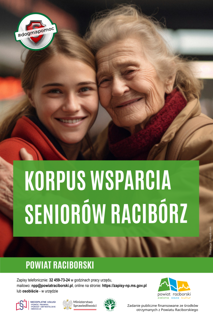 Ilustracja z hasłem: Korpus Wsparcia Seniorów Racibórz