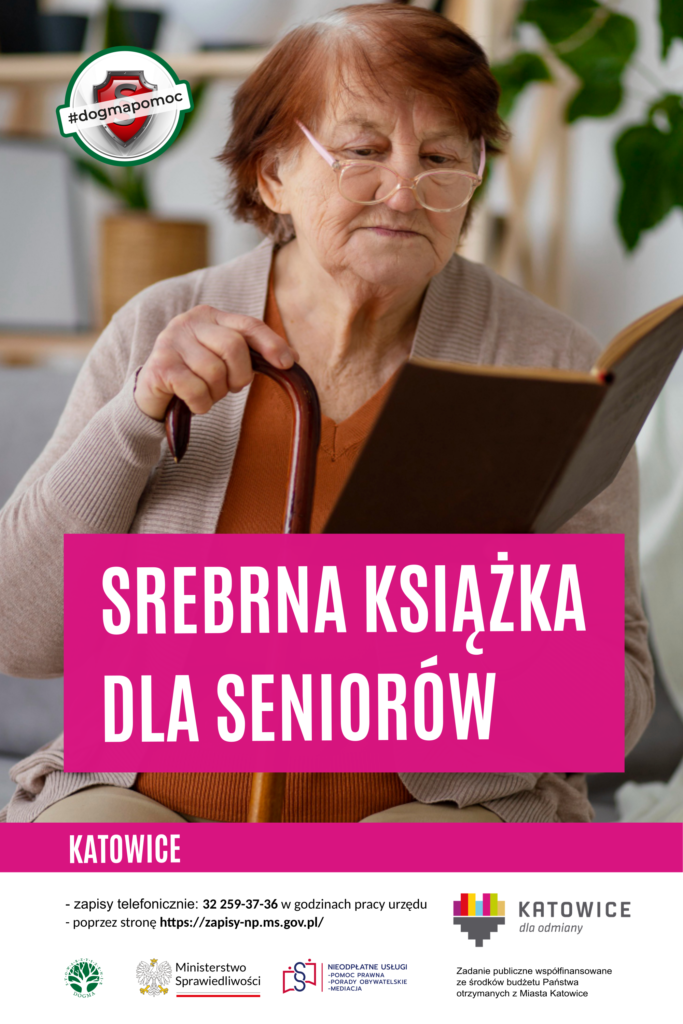 Ilustracja z hasłem: Srebrna książka dla seniorów