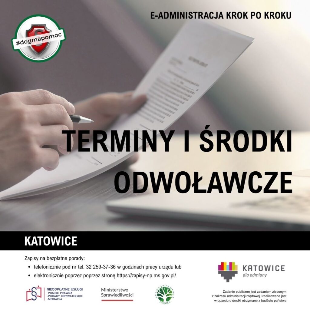 Grafika z tytułem: Terminy i środki odwoławcze