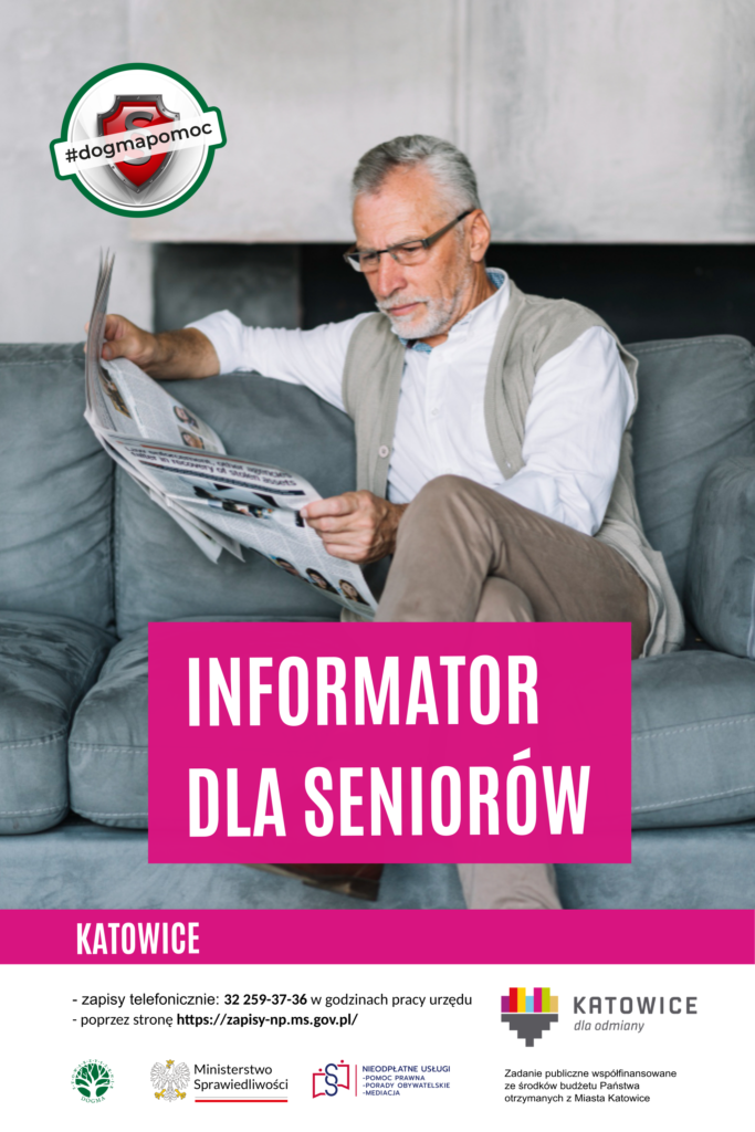 Ilustracja z hasłem: Informator dla seniorów