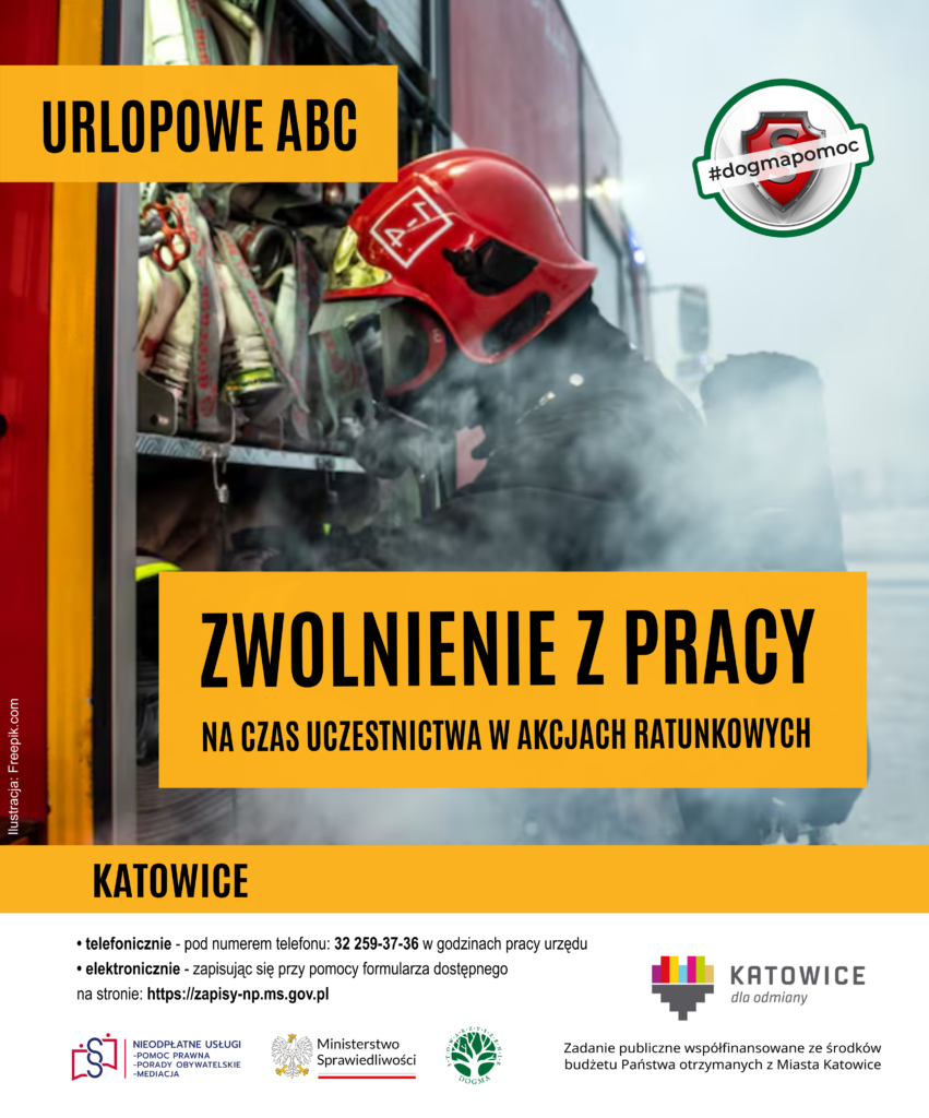 Zwolnienie z pracy na czas akcji ratunkowych