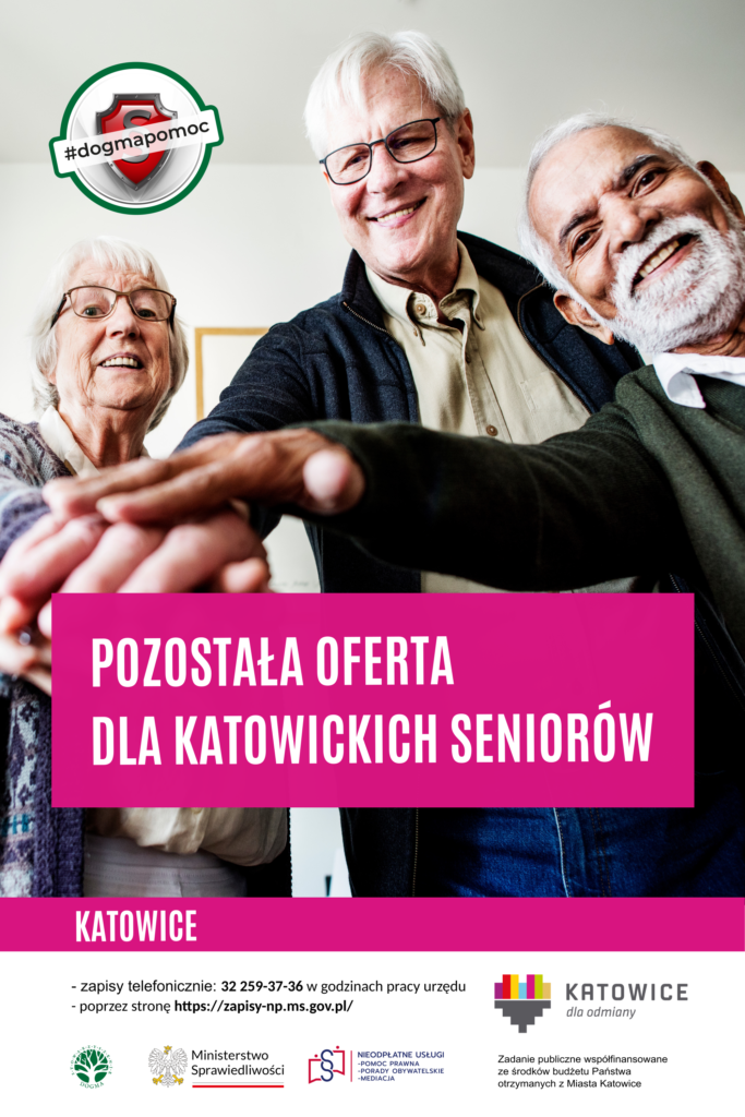 Ilustracja z hasłem: Pozostała oferta dla katowickich seniorów