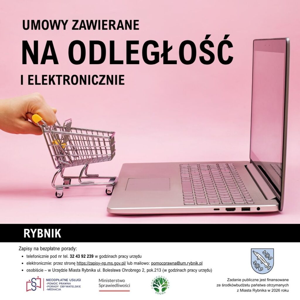 Grafika z tytułem: Umowy zawarte na odległość