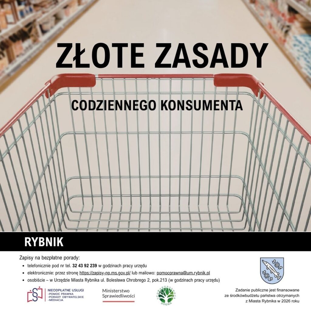 Grafika z tytułem: Złote zasady codziennego konsumenta