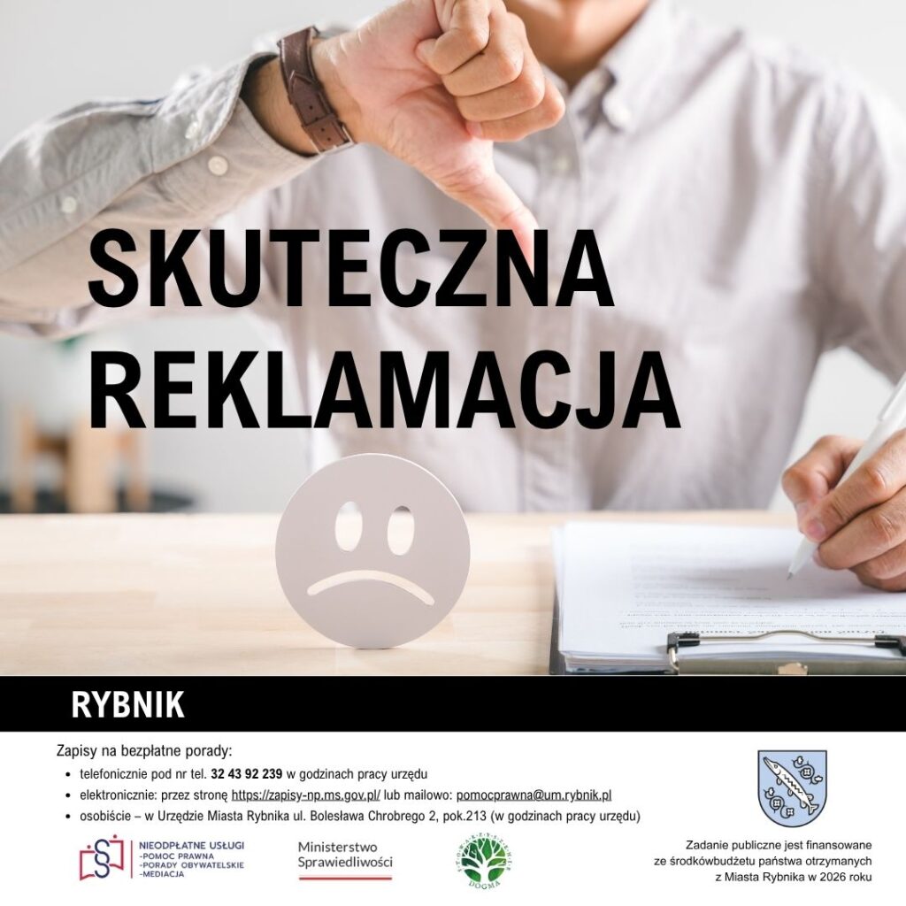 Grafika z tytułem: Skuteczna reklamacja