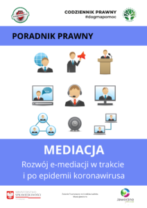 Poradnik prawny PDF. Mediacja. Rozwój e-mediacji w trakcie i po epidemii koronawirusa.