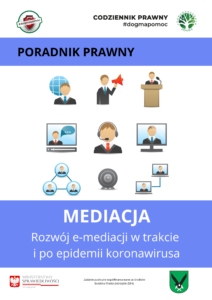 Poradnik PDF. Mediacja. Rozwój e-mediacji w trakcie i po epidemii koronawirusa.