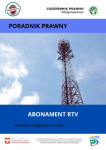 Poradnik prawny PDF. Abonament RTV. 