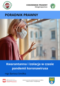 Poradnik prawny PDF. Kwarantanna i izolacja w czasie pandemii koronawirusa. 