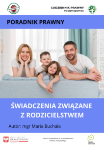 Poradnik PDF. Świadczenia związane z rodzicielstwem. 