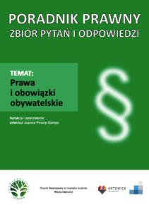 Poradnik prawny PDF. Prawa i obowiązki obywatelskie.