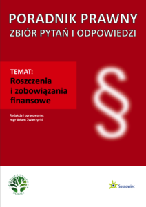 Poradnik prawny PDF. Roszczenia i zobowiązania finansowe. 