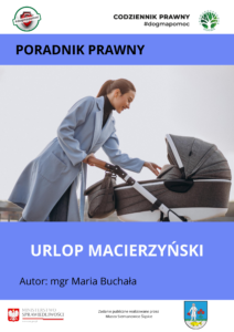Poradnik prawny PDF. Urlop macierzyński. 