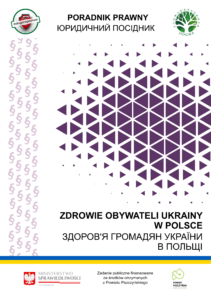 Poradnik PDF w języku polskim i ukraińskim. Zdrowie obywateli Ukrainy