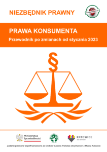 Niezbędnik prawny w wersji flipbook Prawa Kkonsumenta Przewodnik po zmianach od stycznia 2023. Otworzy się w nowej karcie.