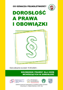 Poradnik Dorosłość a prawa i obowiązki. Wersja flipbook