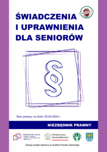 Świadczenia i uprawnienia dla seniorów. Niezbędnik prawny wersja flipbook otworzy się w nowej karcie.