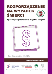 Rozporządzenie na wypadek śmierci. Wersja flipbook otworzy się w nowej karcie