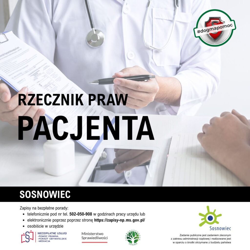 Grafika z tytułem Rzecznik Praw Pacjenta