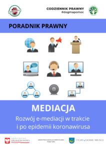 Poradnik prawny PDF. Mediacja. Rozwój e-mediacji w trakcie i po epidemii koronawirusa. 