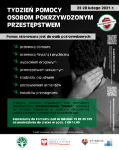 Ulotka prawna PDF. Tydzień Pomocy Osobom Pokrzywdzonym Przestępstwem